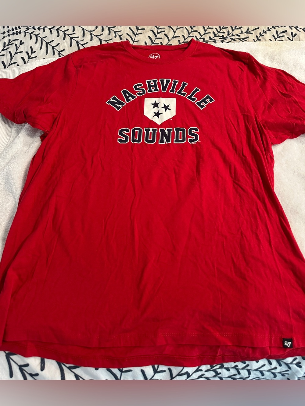 Nashville Sounds Red Graphic Tee by '47